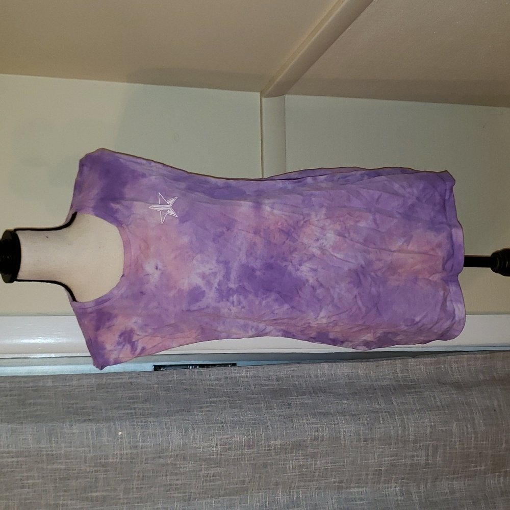 EUC Jeffree star muscle tank top large pink and purple